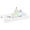 mDesign Bamboo Wood Storage Organizer Tray for Bathroom Vanity Countertop